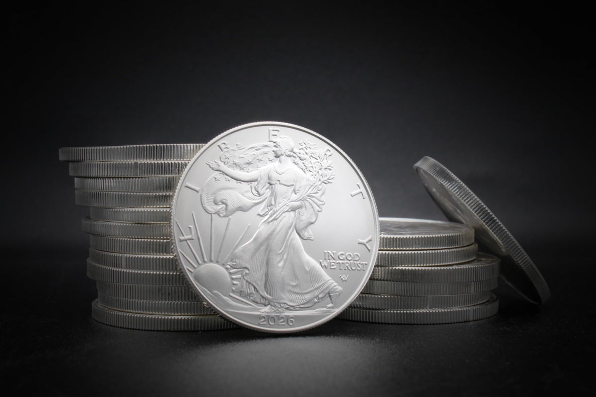 1 oz American Silver Eagle Coin with LED Presentation Box A70396