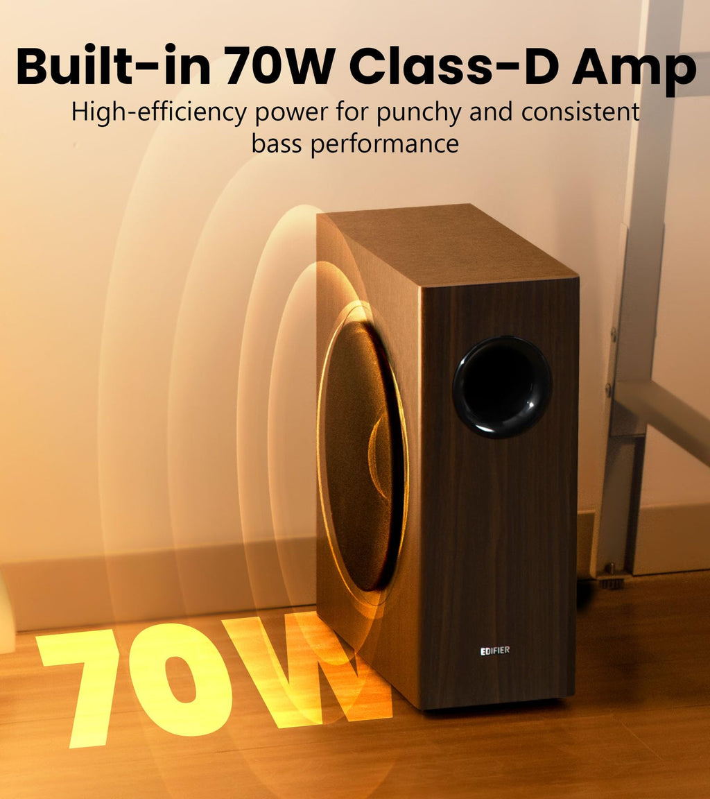 Black Powered Subwoofer C235040