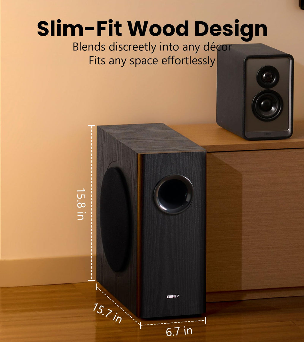 Black Powered Subwoofer C235040