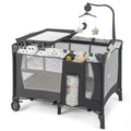 Portable Baby Playard with Bassinet and Changing Table I125418