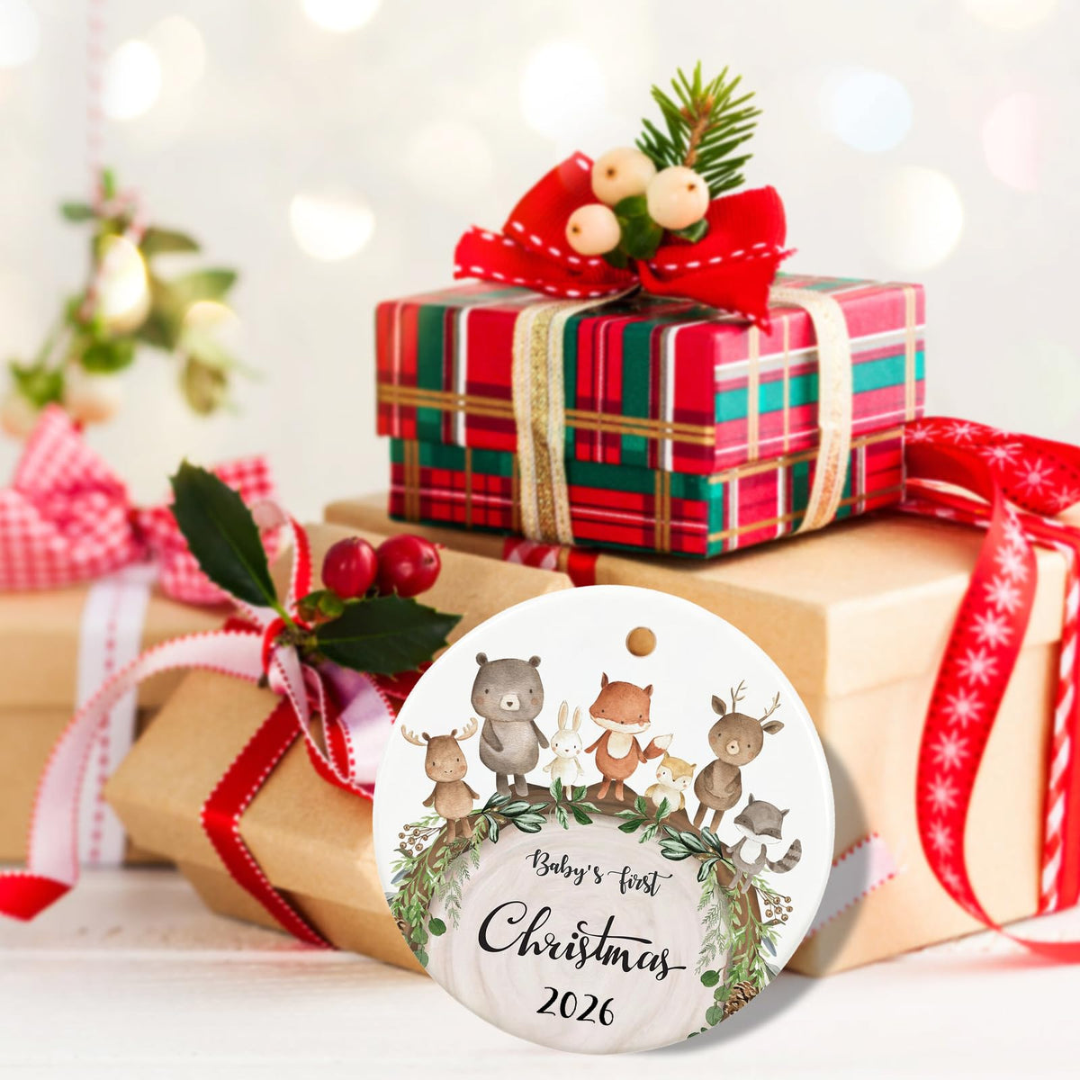 Baby First Christmas Ornament 2026 C9343