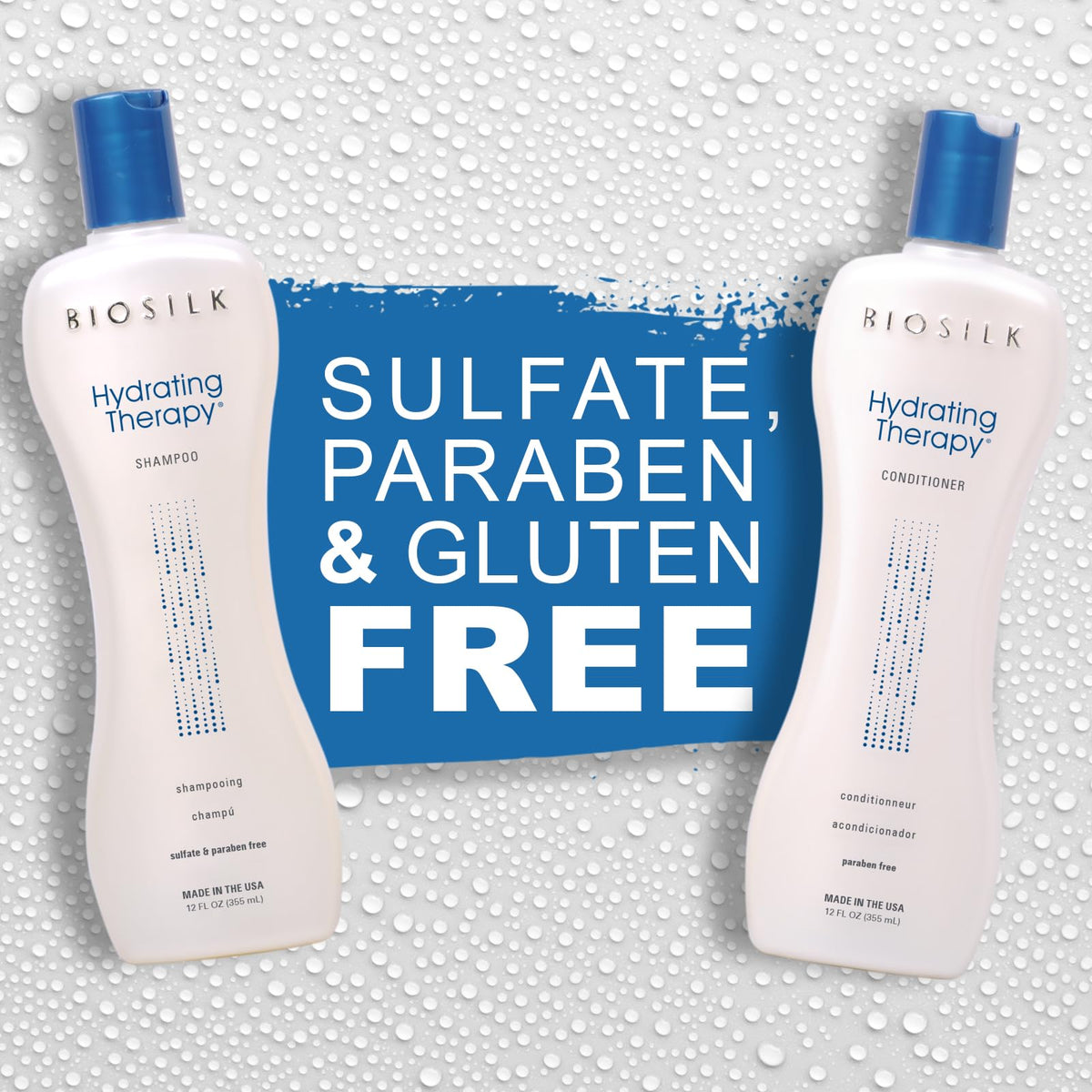 Hydrating Shampoo & Conditioner 12 Oz 2 Count Q5180