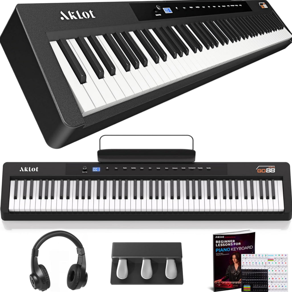 88 Keys Weighted Hammer-Action Digital Piano D893
