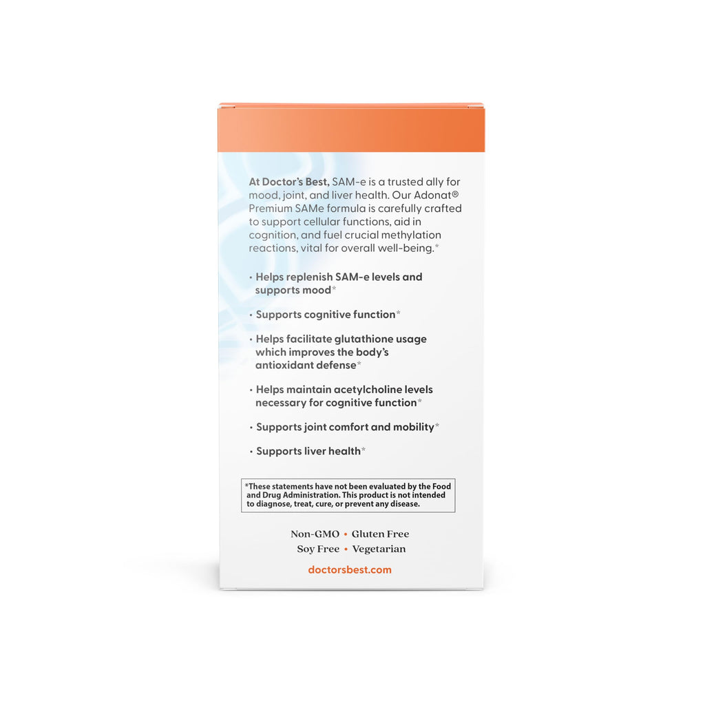 SAM-e Double Strength Supplement, 60 Enteric Coated Tablets K514358