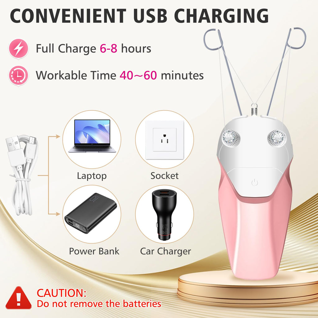 USB Rechargeable Electric Threading Epilator M335