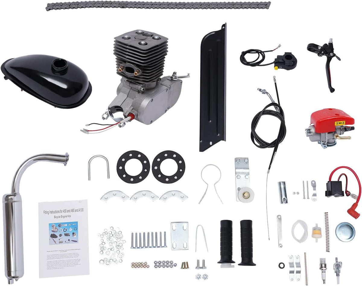100cc 2-Stroke Bicycle Engine Kit with 36-Tooth Sprocket J77165