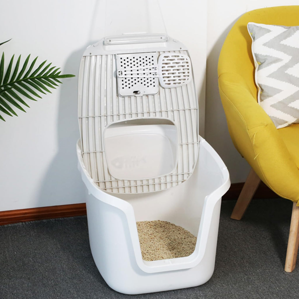Molded Cat Litter Box with Scoop E27897
