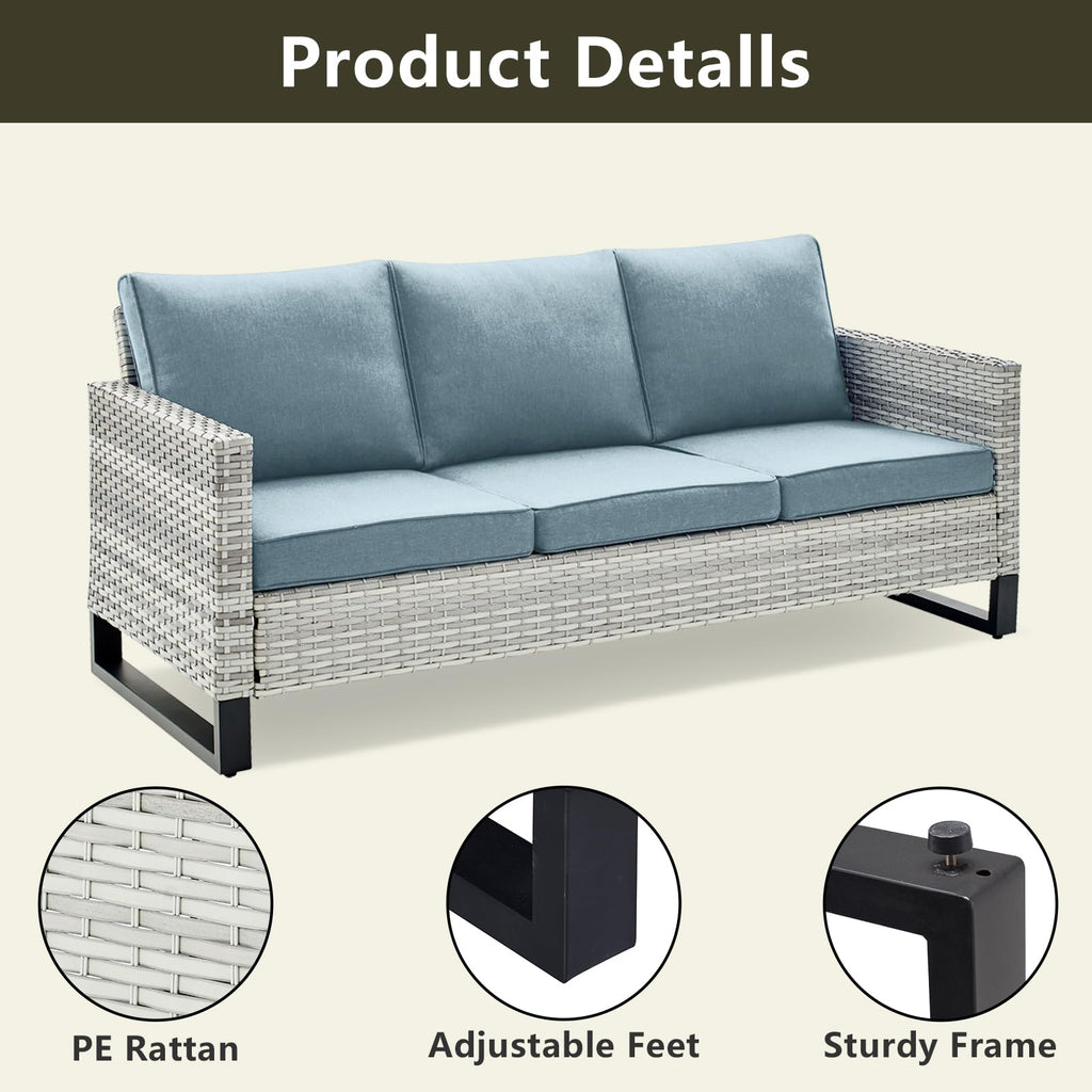 Wicker Patio Furniture Set of 5 F870