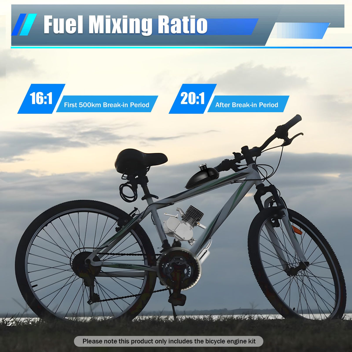 2-Stroke 100cc Bicycle Engine Kit X6200