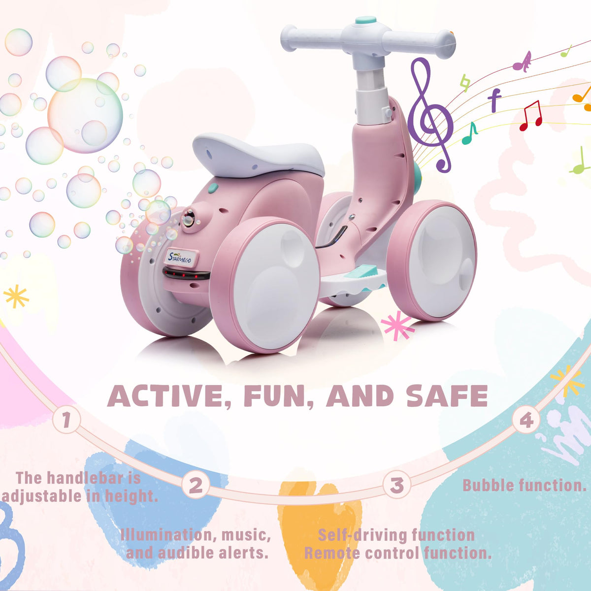 Pink Electric Balance Bike M478087