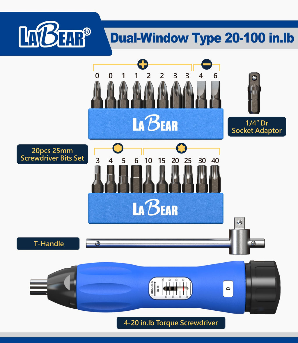 23-Piece Torque Screwdriver Set C156071
