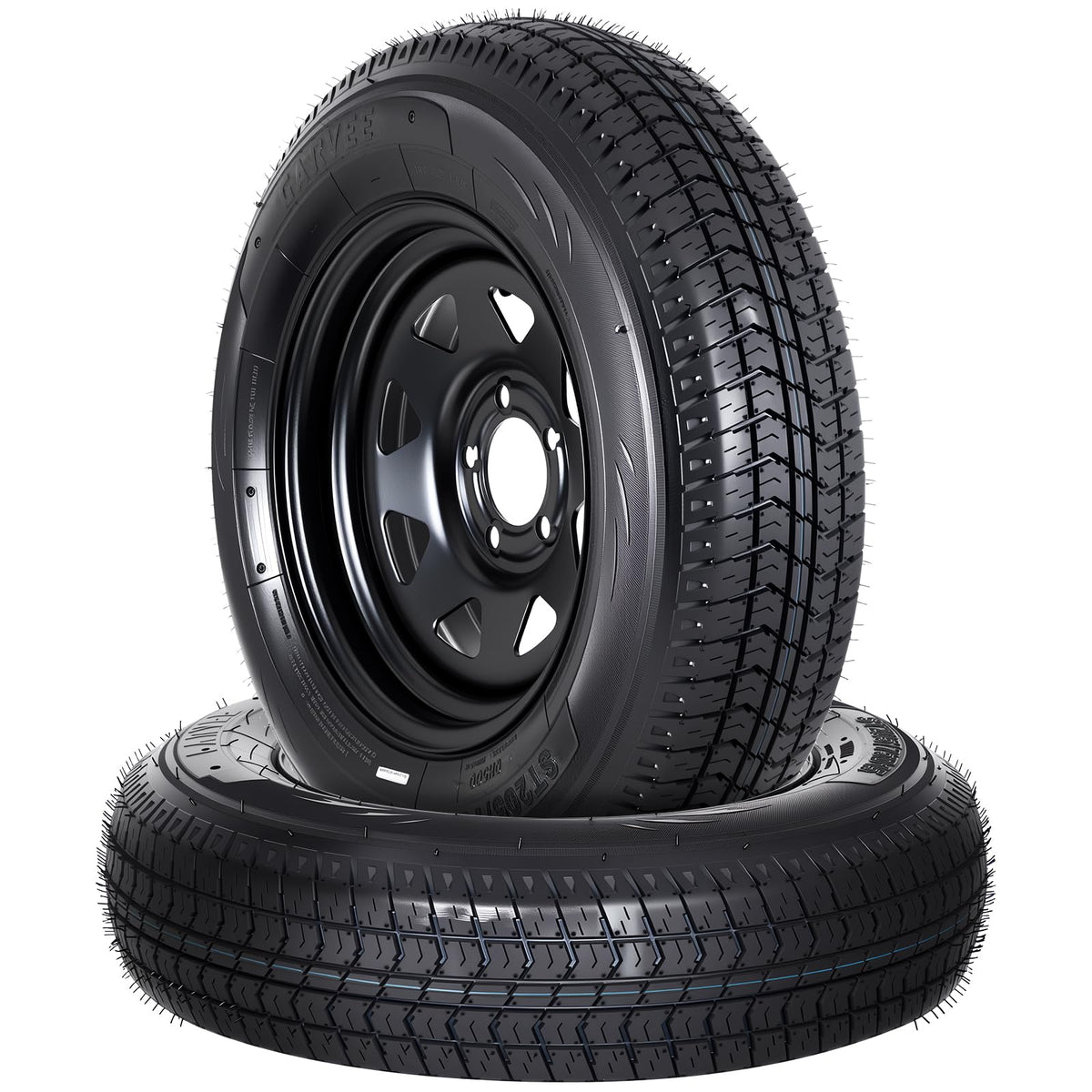 2-Pack ST205/75D15 Trailer Tires and 15" Rims A42709