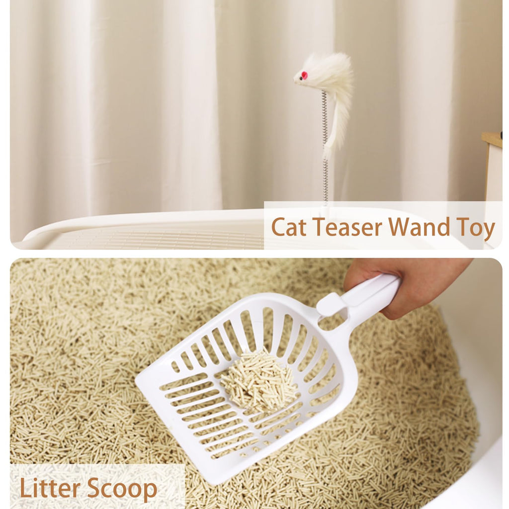 Molded Cat Litter Box with Scoop E27897
