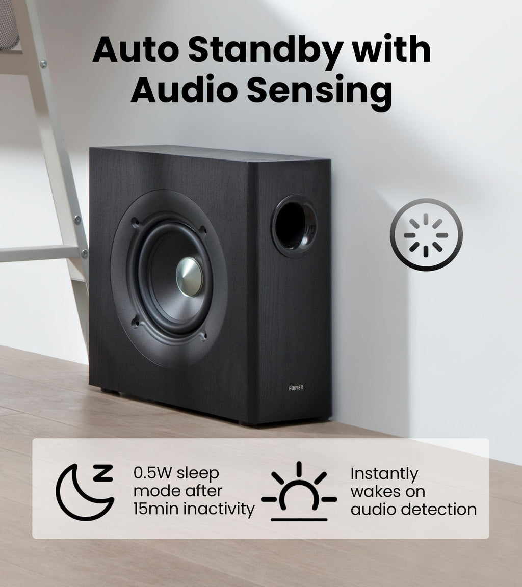Black Powered Subwoofer C235040