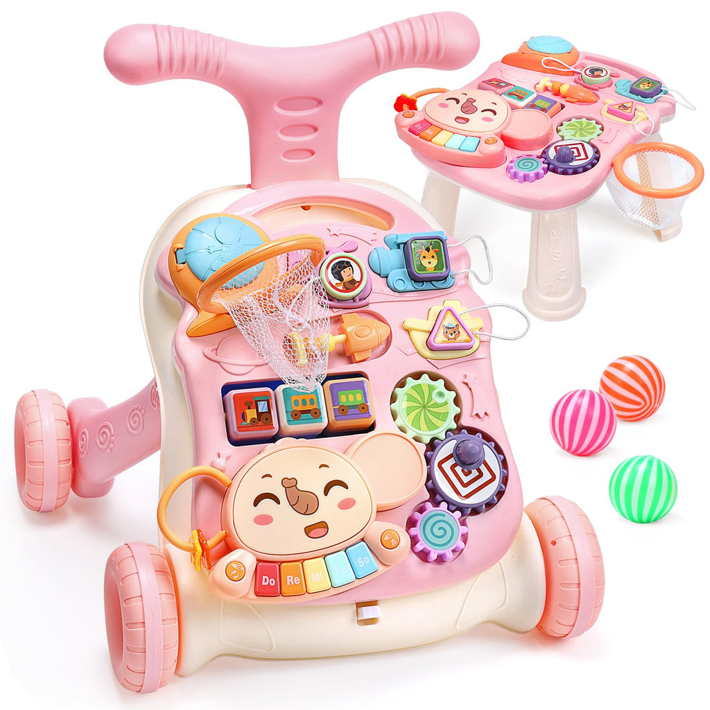 2-in-1 Baby Walker with Detachable Activity Center S848296