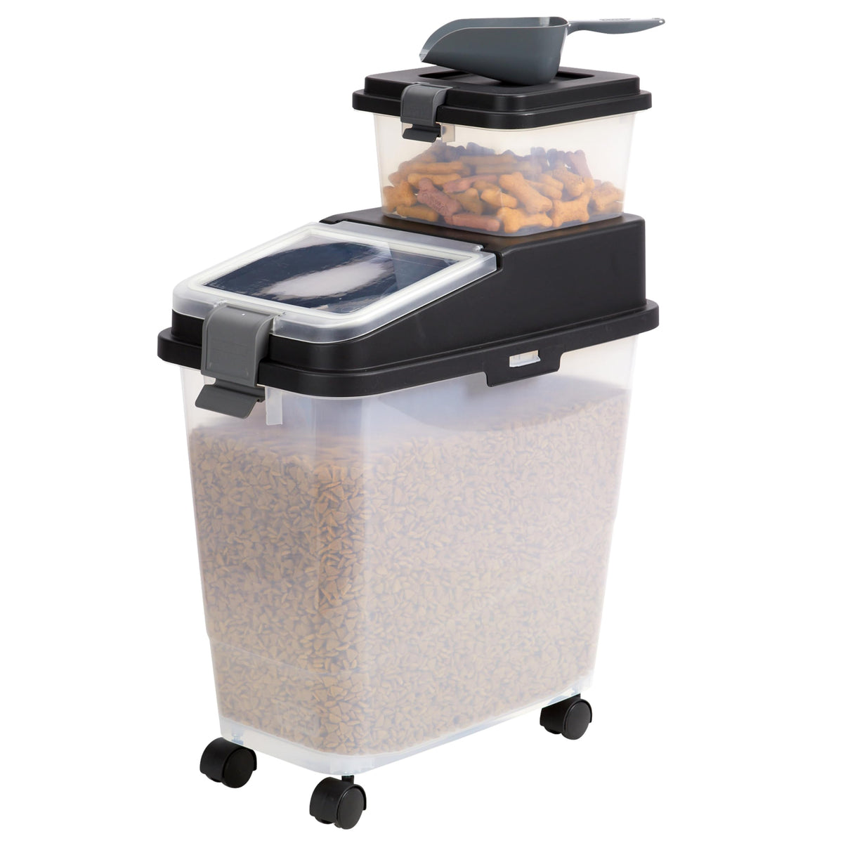 Airtight Dog Food Storage Container with Treat Container and Scoop A3721
