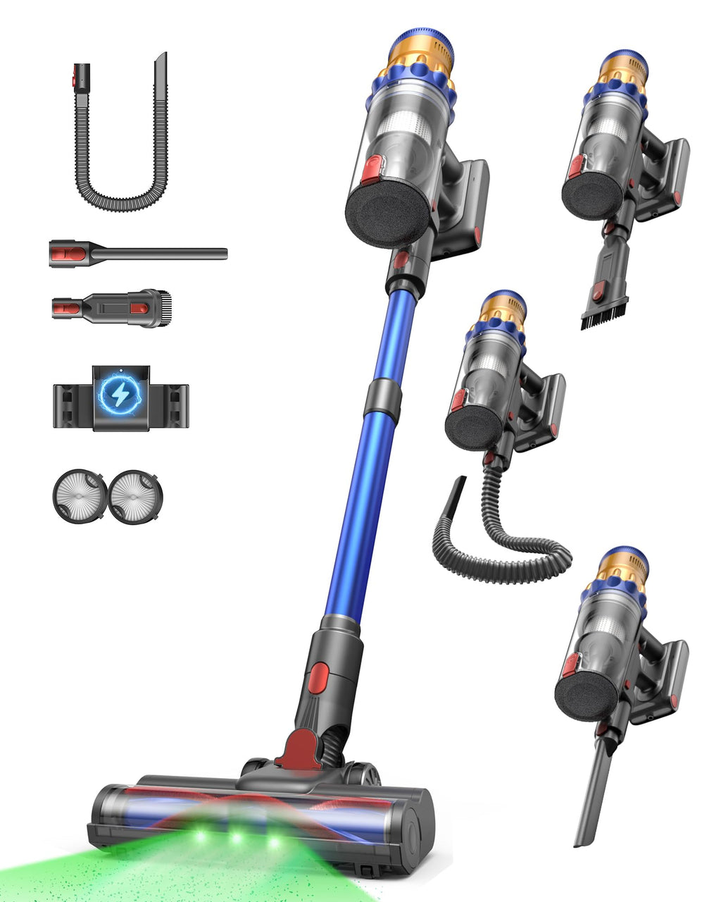 650W 55Kpa Cordless Stick Vacuum Cleaner T378106