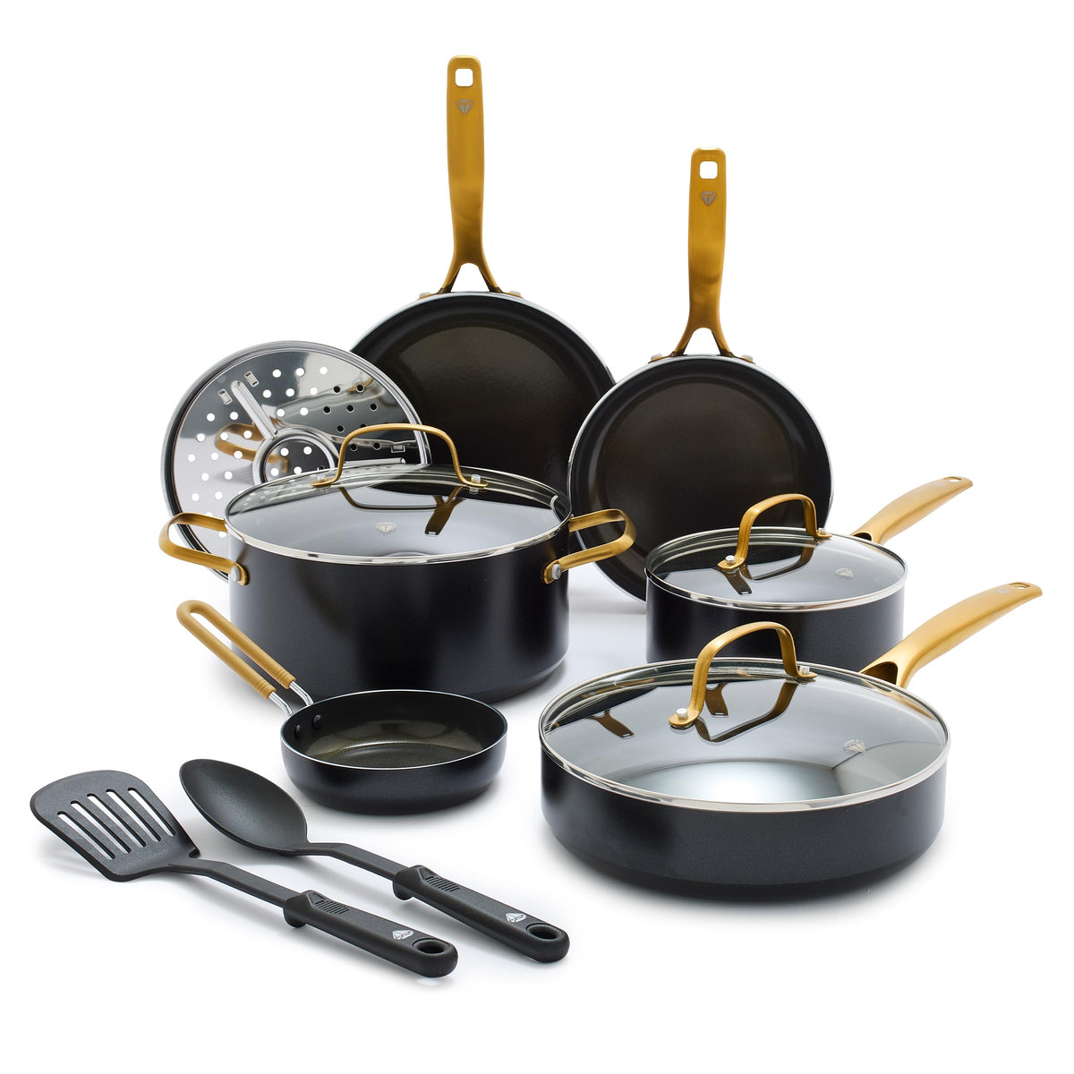 12 Piece Ceramic Nonstick Cookware Set W5558
