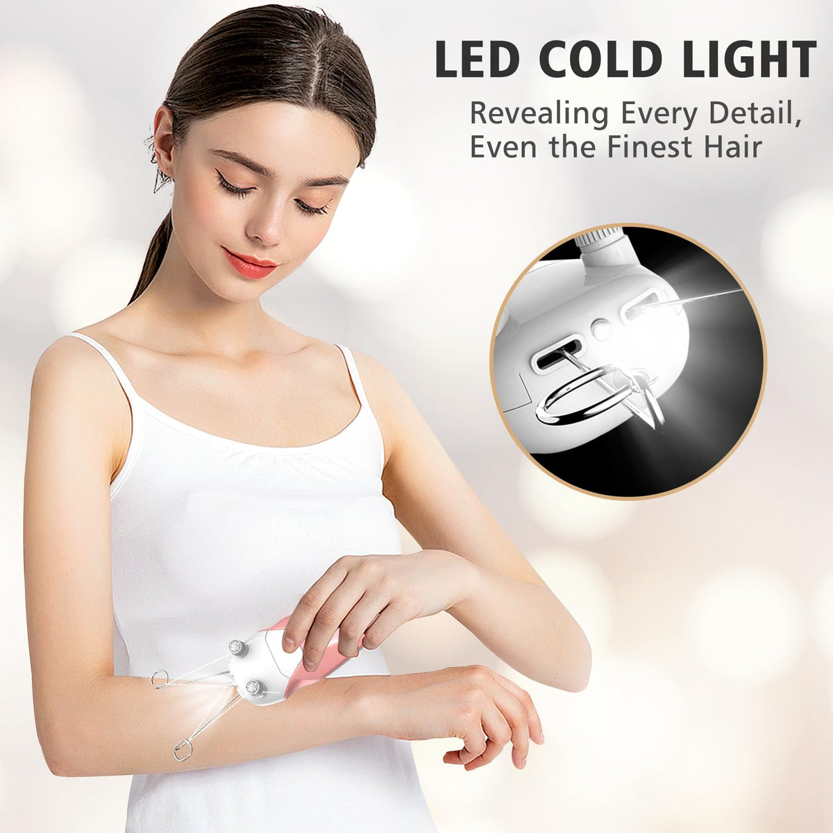 USB Rechargeable Electric Threading Epilator M335