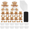 Baby Shower Games Set of 12 with Diapers, Baby Dolls, White Organza Bags and Blindfolds D715987