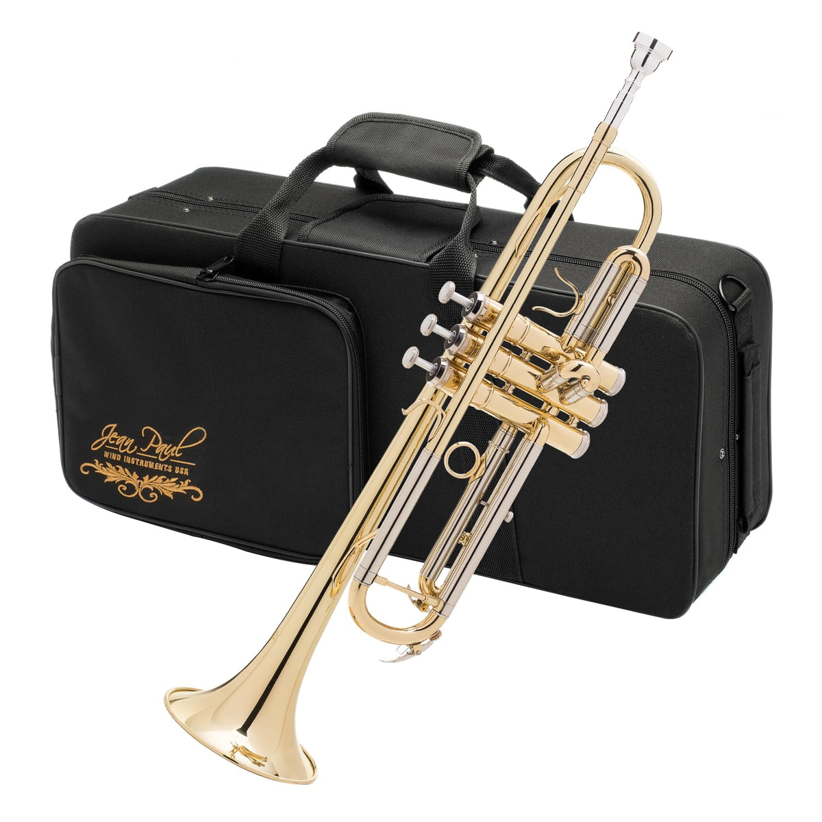 Bb Trumpet with Yellow Brass Bell and Stainless Steel Valves A7635