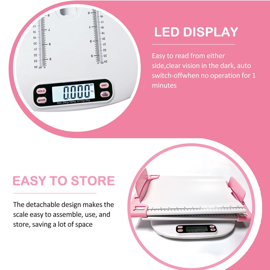 Portable Digital Pet Scale with Height Markings V1034