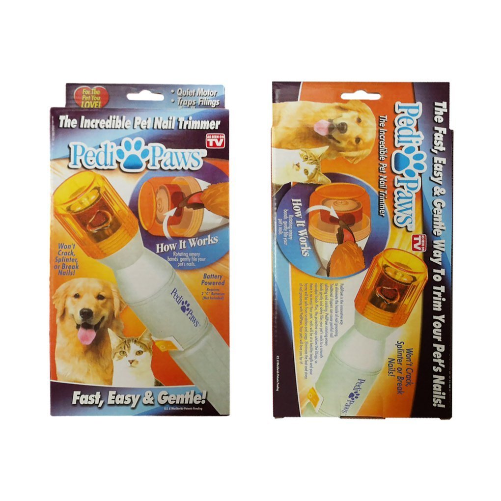 Battery Powered Electric Pet Nail Clippers Trimmer Grooming Kit T392145