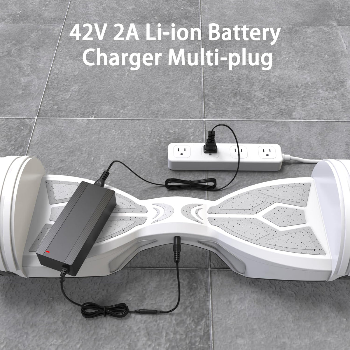 42V 2A Electric Scooter Charger with 7-in-1 Plugs M364