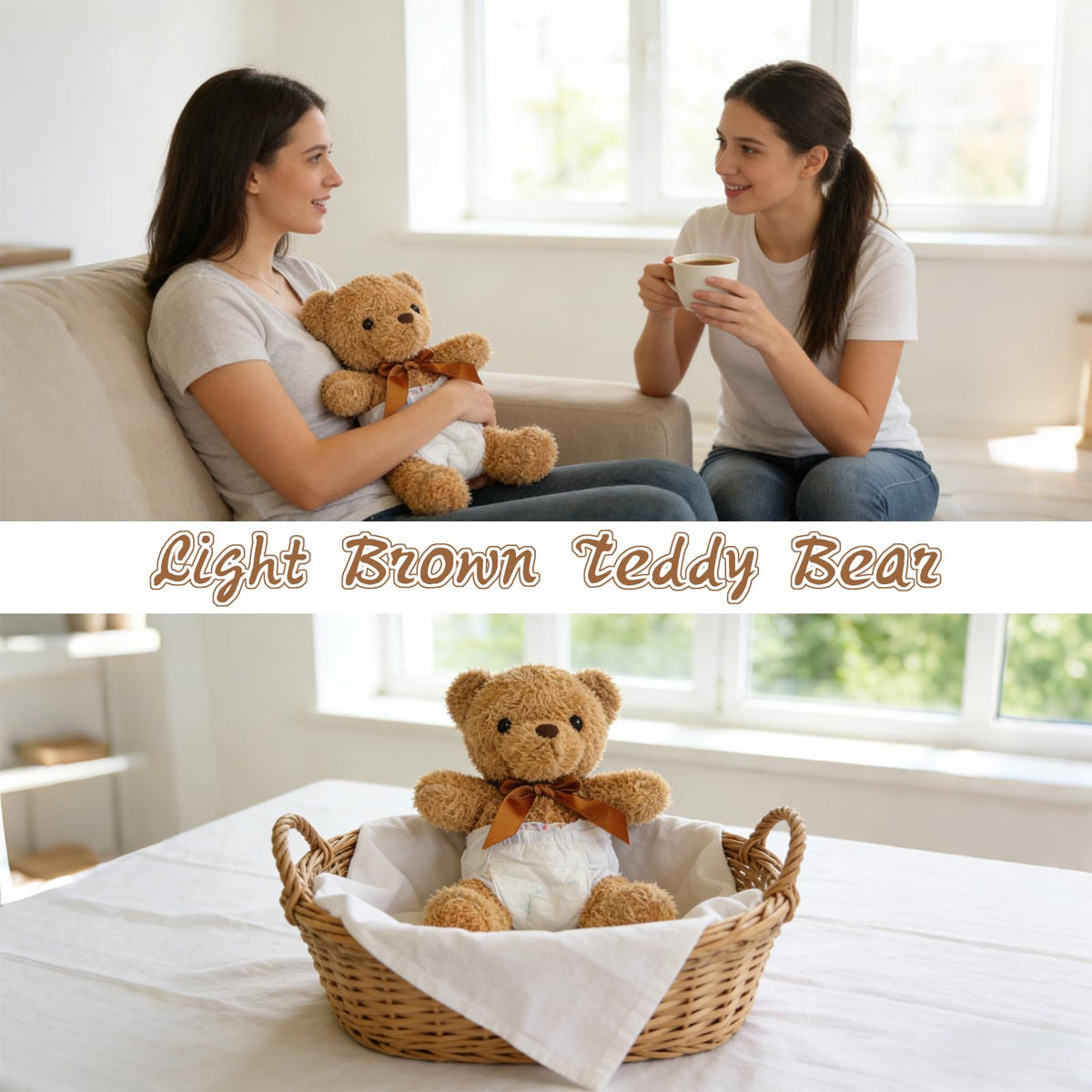 Baby Shower Games Set of 12 with Diapers, Baby Dolls, White Organza Bags and Blindfolds D715987