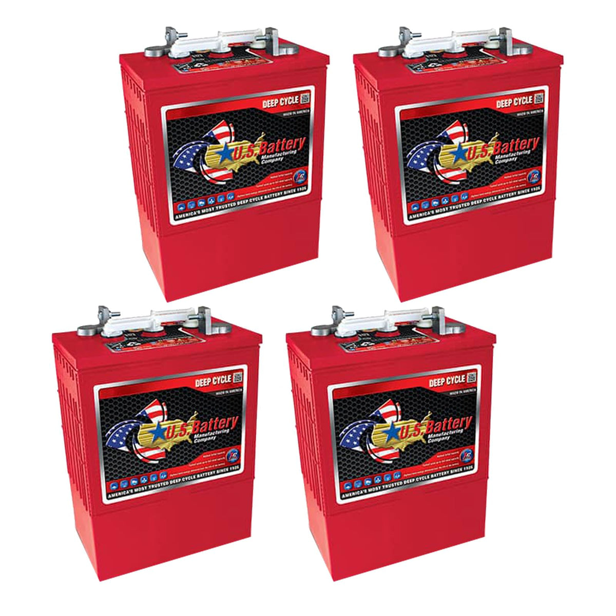 6V SLA Deep Cycle Batteries 4-Pack N894