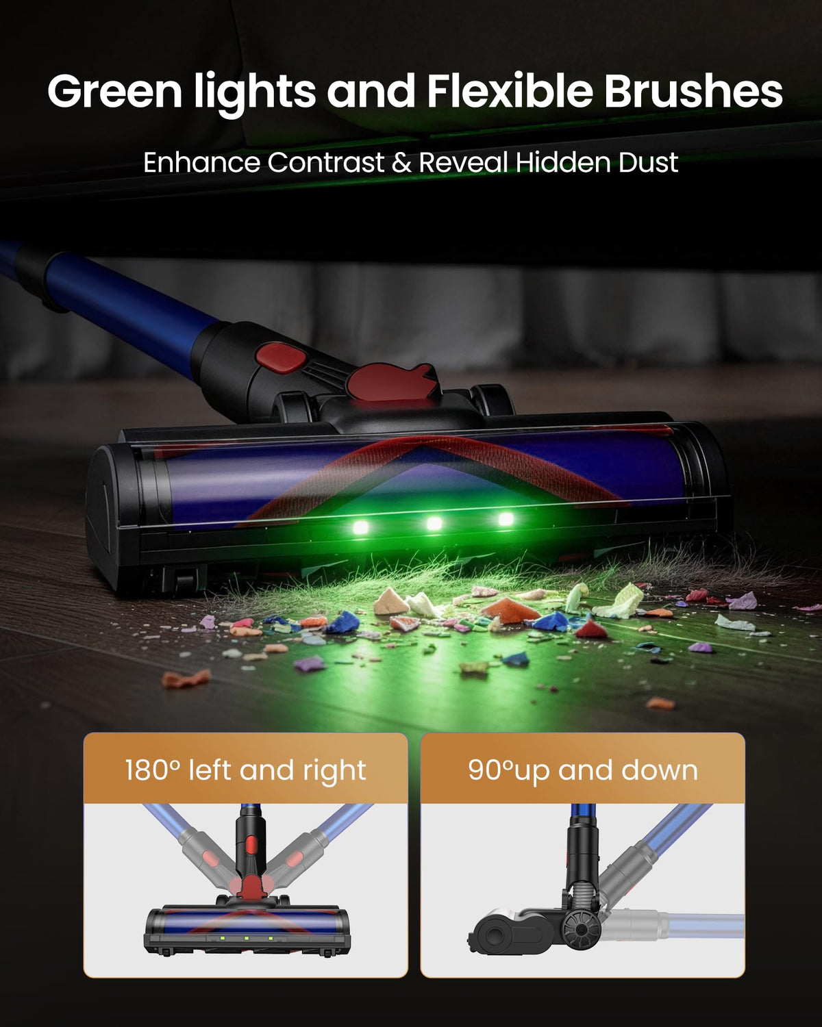 650W 55Kpa Cordless Stick Vacuum Cleaner T378106