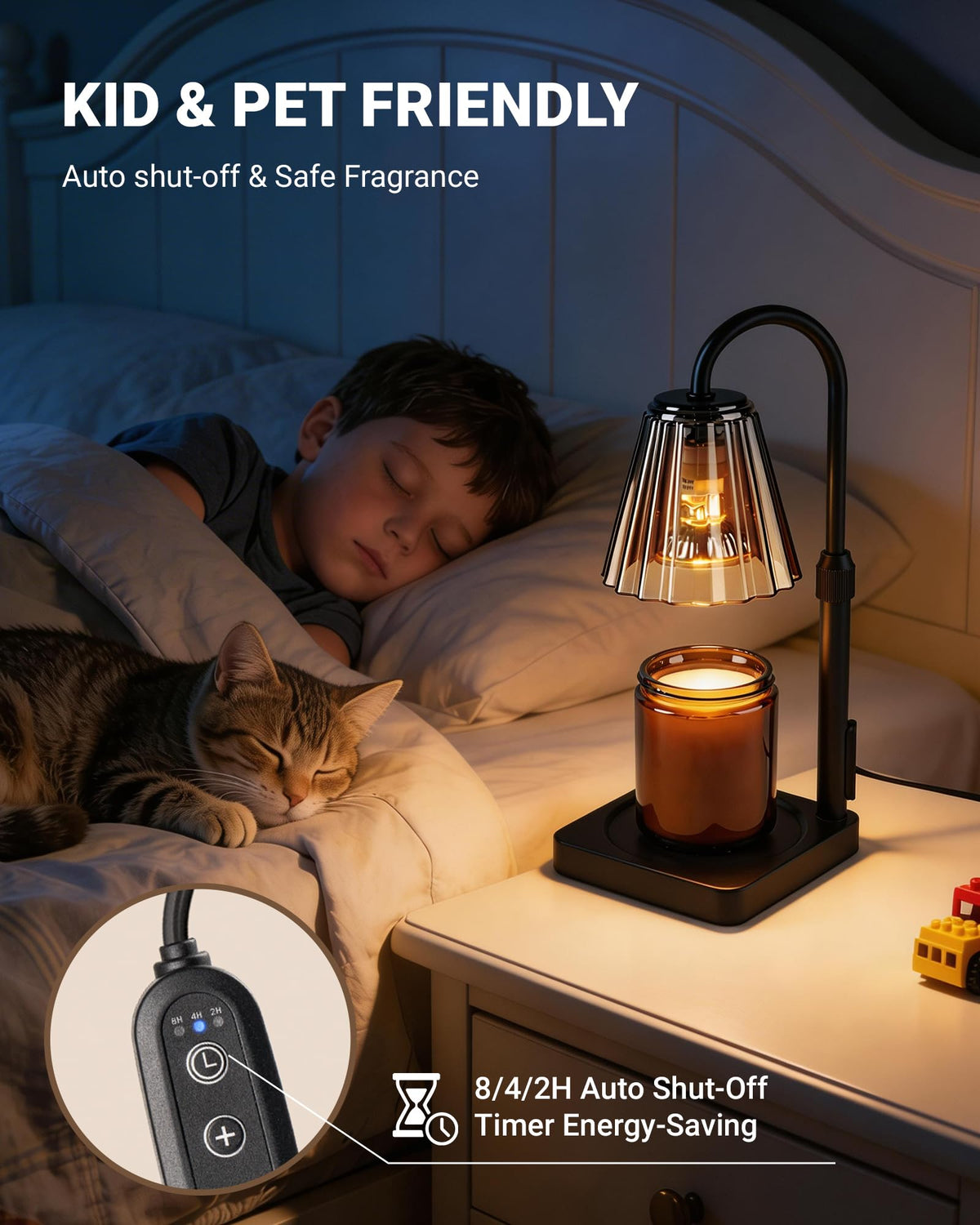 Candle Warmer Lamp with Timer T8637
