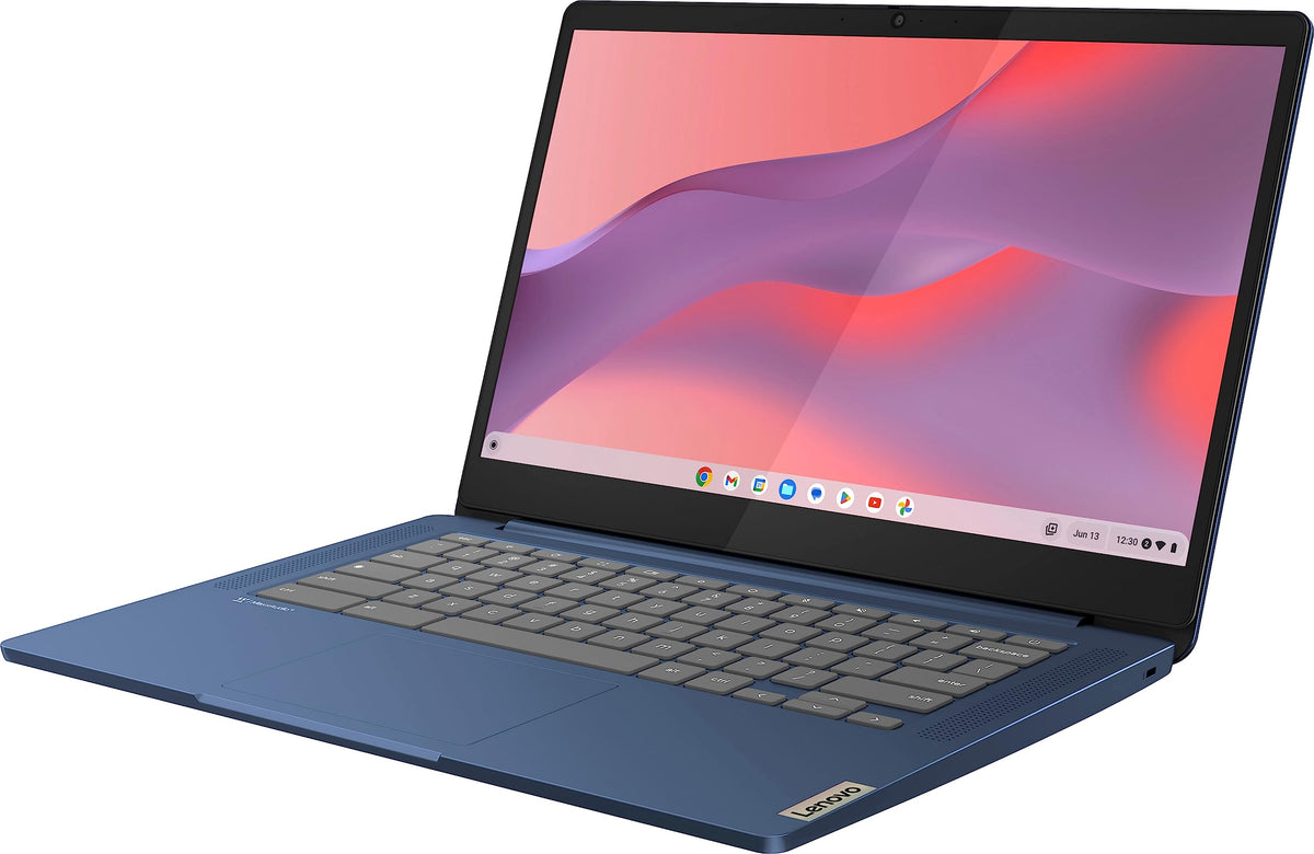 14'' FHD Touchscreen Slim Light Laptop Computer, 4GB RAM, 64GB eMMC, Chrome OS, Abyss Blue C132