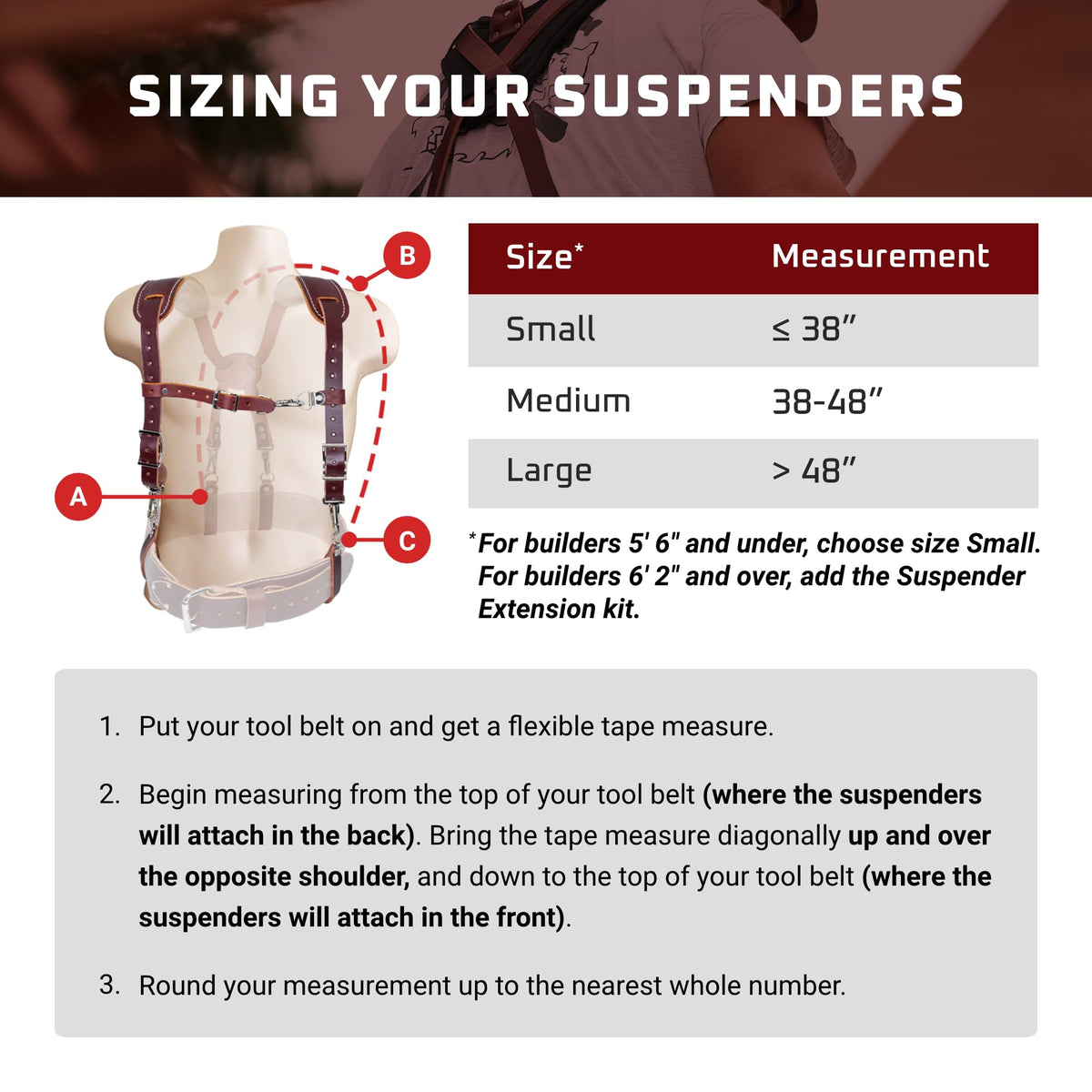 Leather Suspenders with Pockets I5490