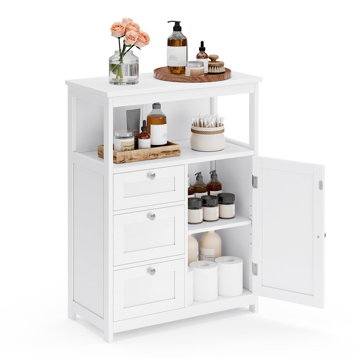 Bathroom Storage Cabinet with 3 Drawers M251