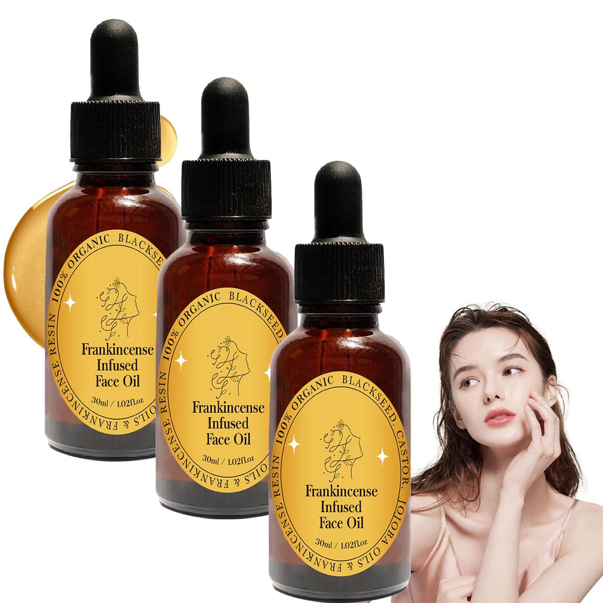 Frankincense Resin Oil Facial Serum 3PC H392426