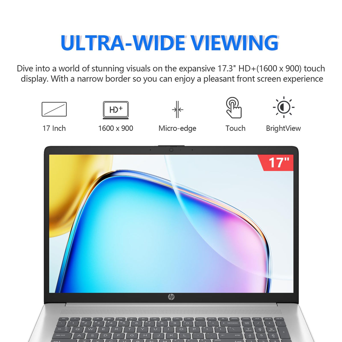 17.3 Inch Touchscreen Laptop, AMD Ryzen 5, 16GB RAM 1TB SSD S20347