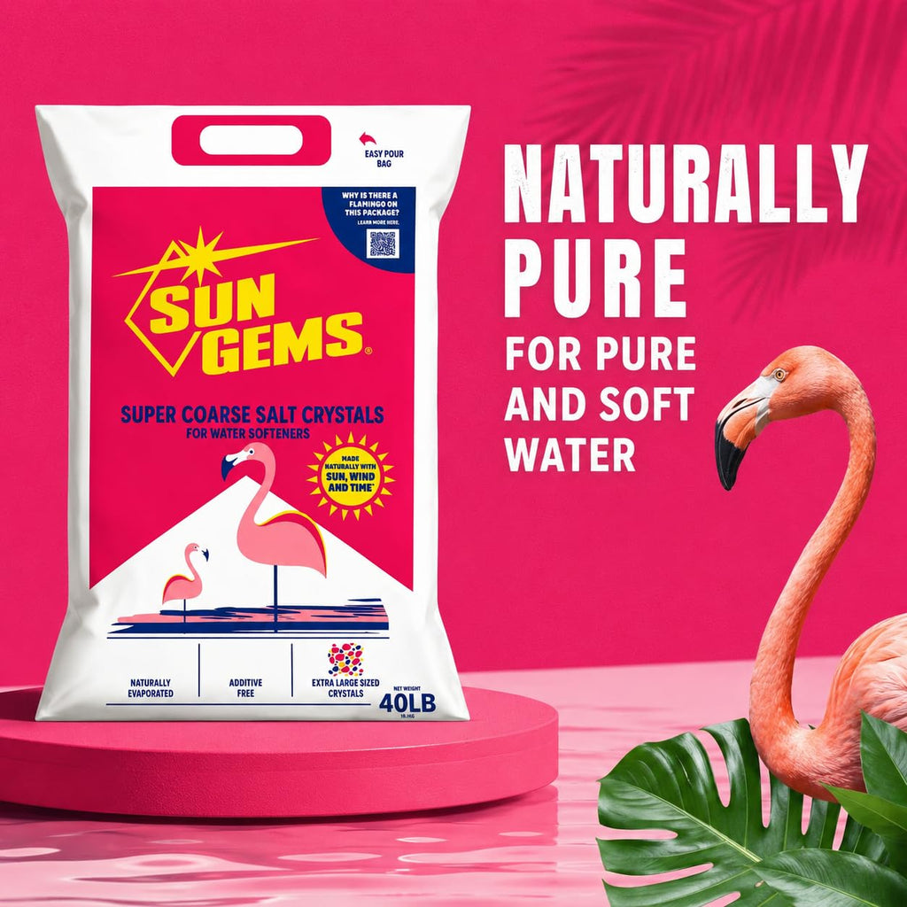 Super Coarse Water Softener Salt Crystals 40 lb D139680