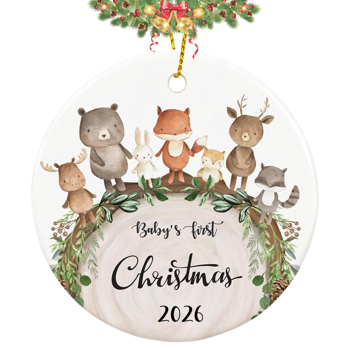 Baby First Christmas Ornament 2026 C9343