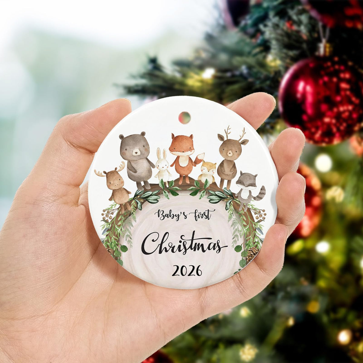 Baby First Christmas Ornament 2026 C9343