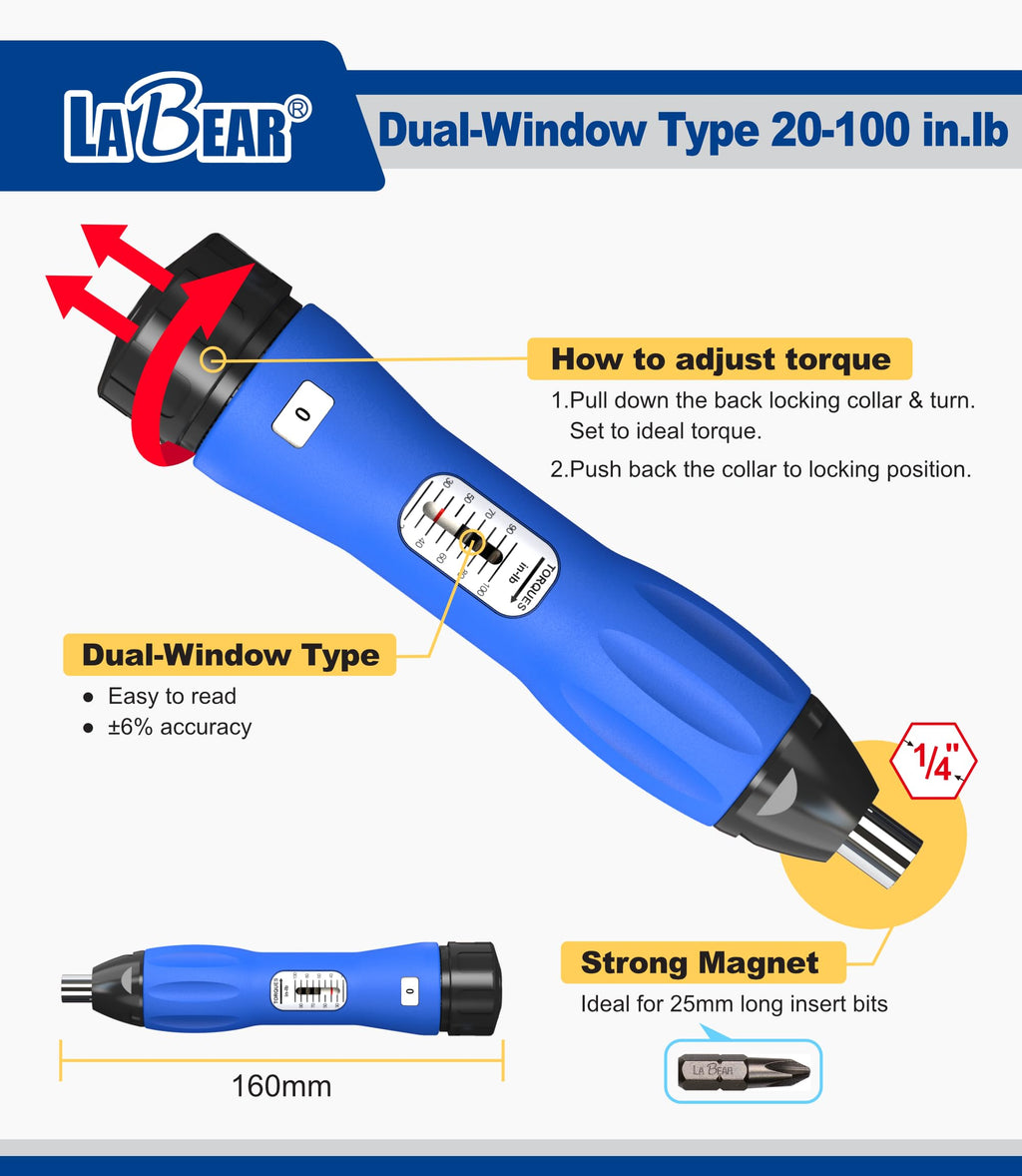 23-Piece Torque Screwdriver Set C156071