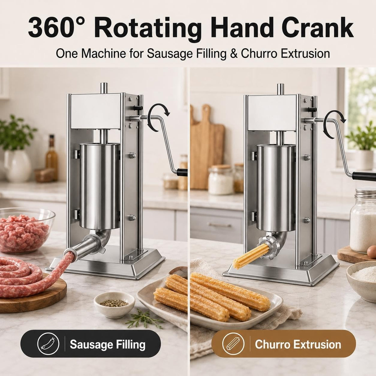 3L Sausage Stuffer and Churro Machine S29349