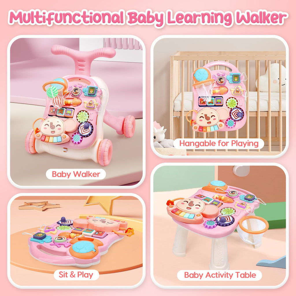 2-in-1 Baby Walker with Detachable Activity Center S848296