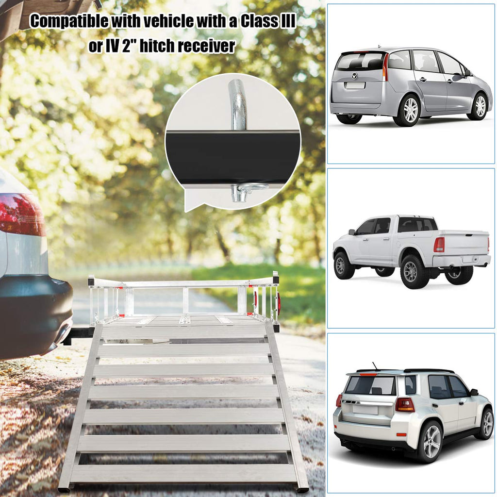 Aluminum Cargo Carrier with Ramp P51609