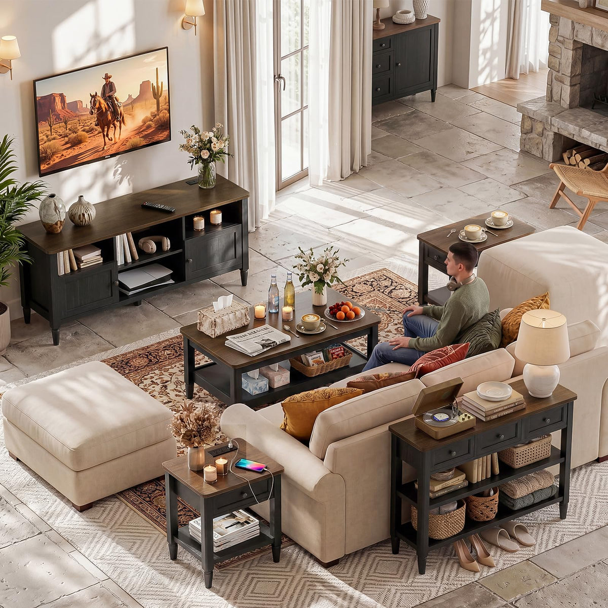40" Black Coffee Table H820768