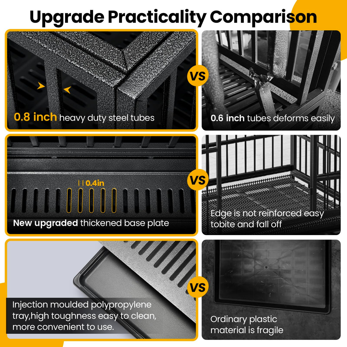 48 Inch Heavy Duty Dog Crate K7034