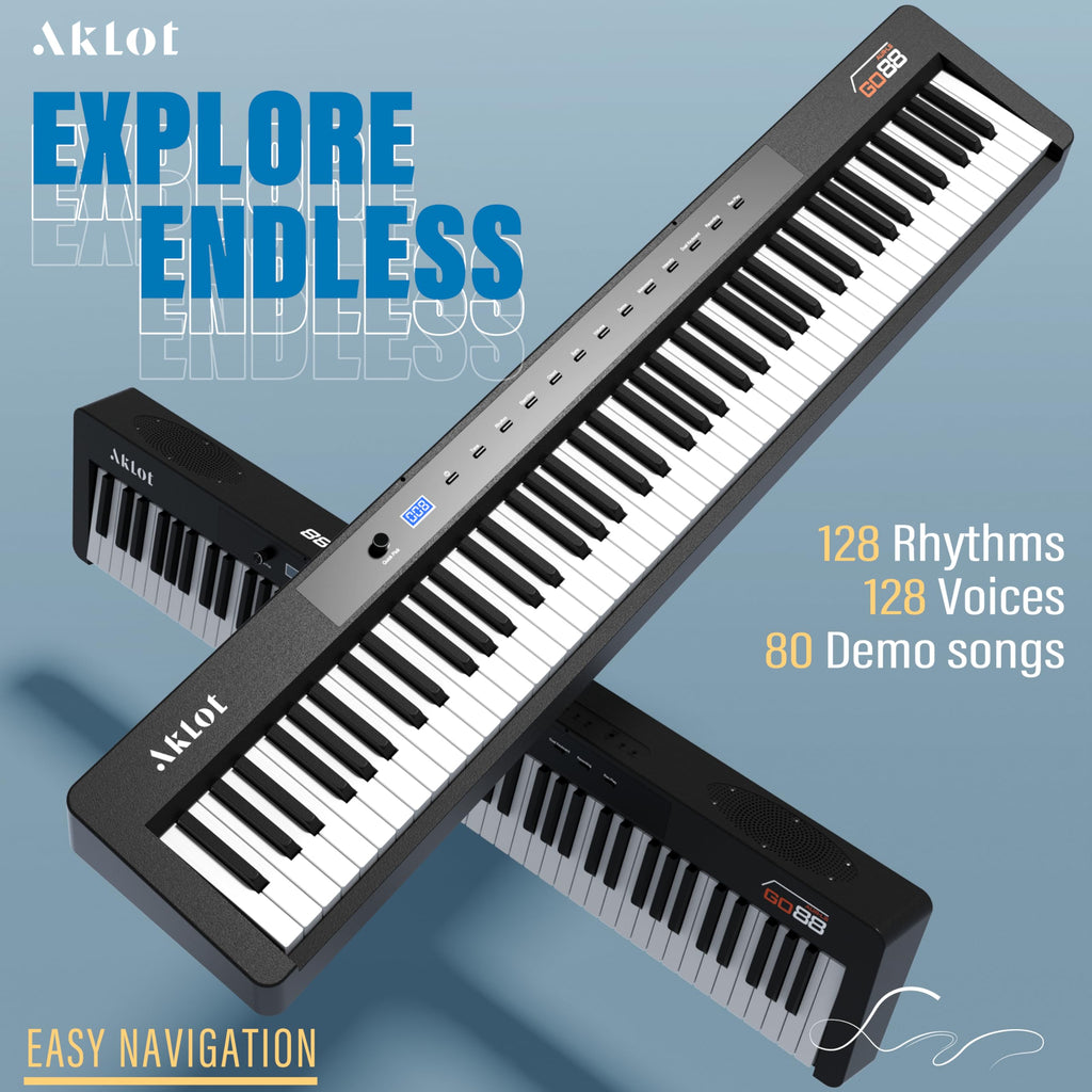 88 Keys Weighted Hammer-Action Digital Piano D893