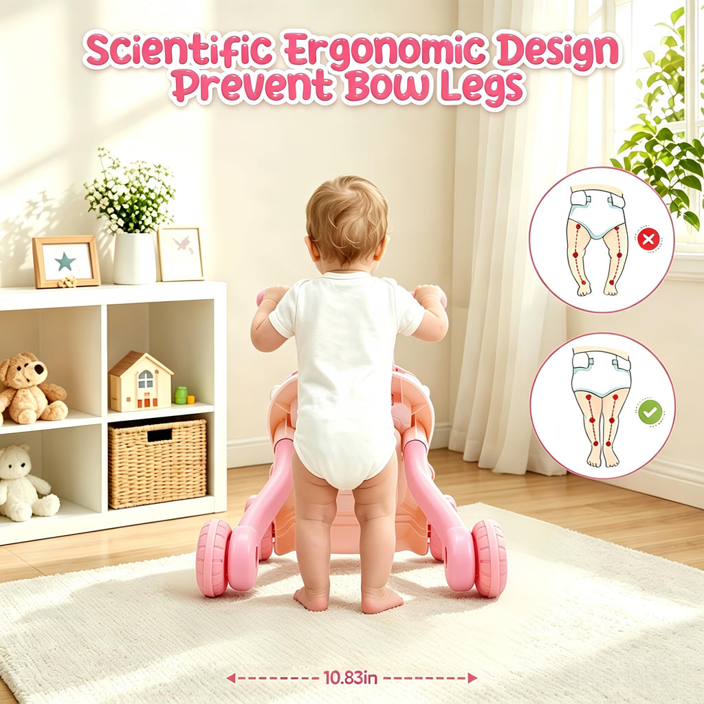 2-in-1 Baby Walker with Detachable Activity Center S848296
