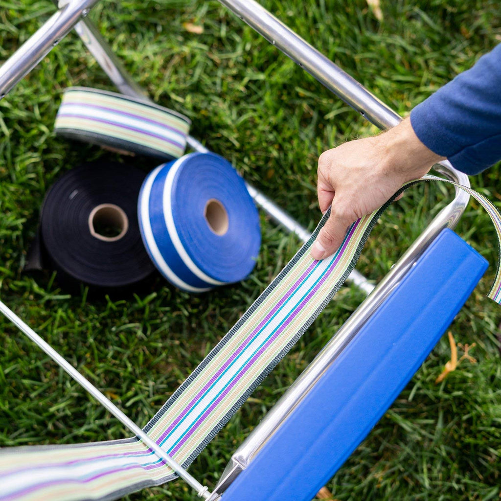 Replacement Lawn Chair Webbing, UV-Resistant Polypropylene V784