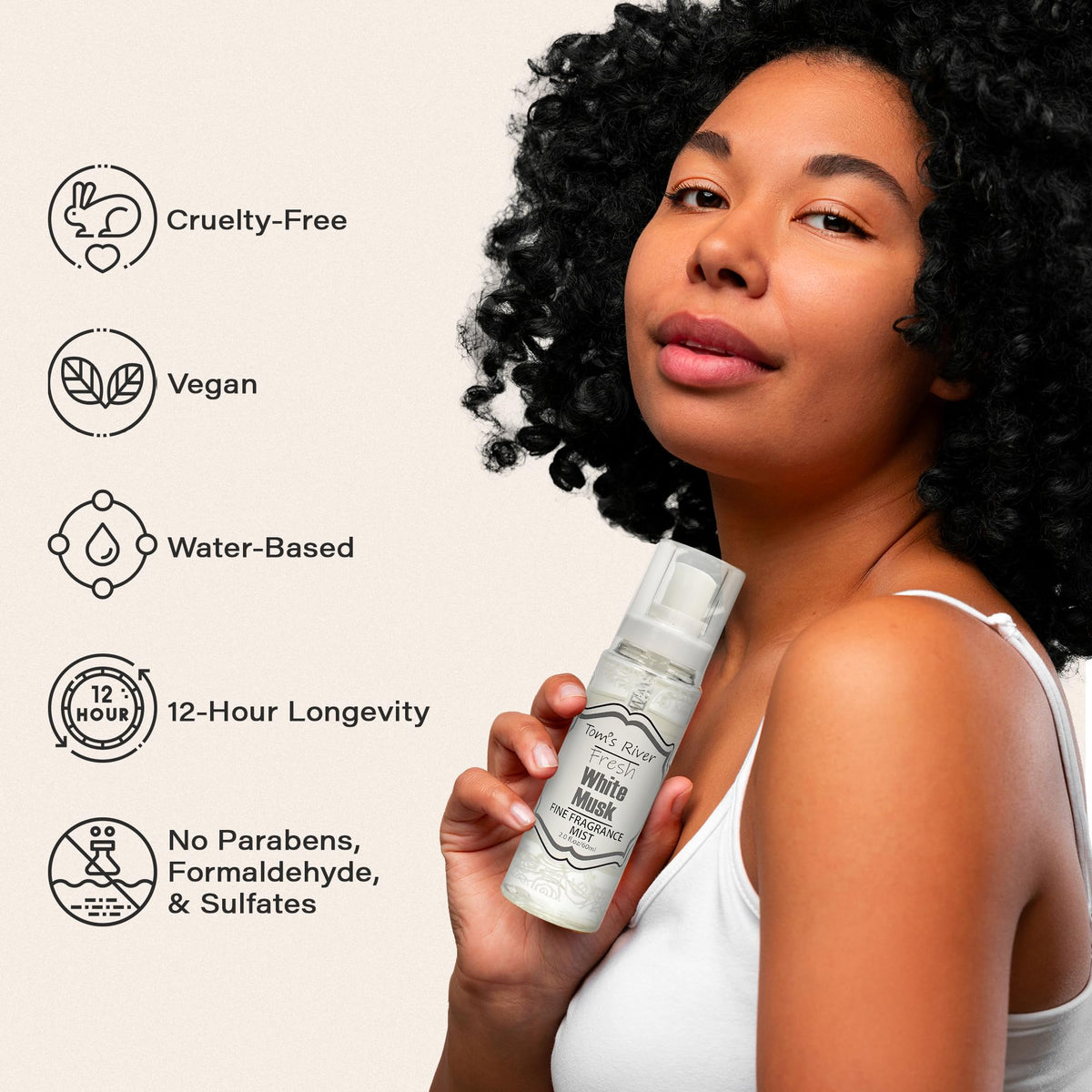 White Musk Scented Body & Hair Mist Pack of 3 2 fl oz F81417